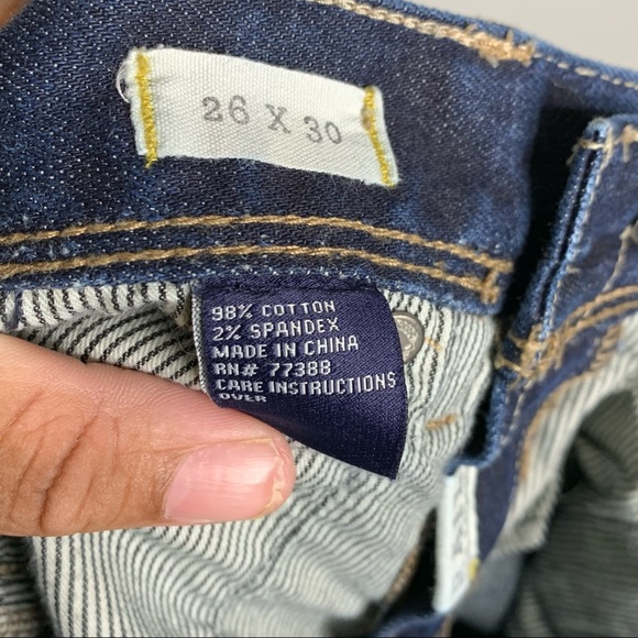 Madewell Rail Straight Bootcut Jeans Size 26x30 - Picture 8 of 10